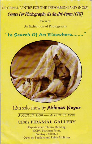 In Search Of An Elsewhere...... 